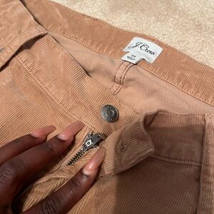 J Crew Matchsticks Tan Corduroy Pants